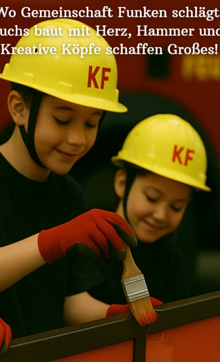 Wo Gemeinschaft Funken schlägt-Feuerwehrnachwuchs baut ein Brandhaus!