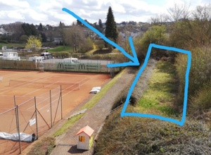 Ein Spielplatz für die Tennisanlage