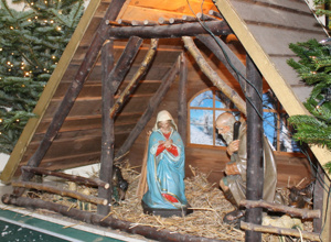 Krippenfiguren Heiligenhäuschen in Hartefeld