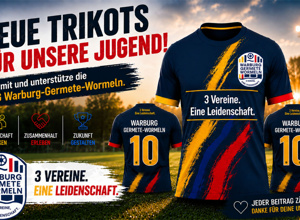 Neue Trikots für unsere Jugend! JSG Warburg-Germete-Wormeln