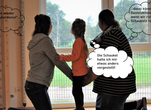 Spielgeräte für die neue Bewegungshalle