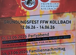 150 Jahr Feier Feuerwehr Kollbach