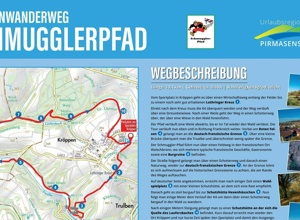 Holzfigur Schmuggler für Kröpper Schmugglerpfad