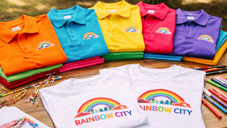 Textilien für Rainbow City