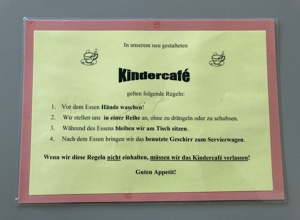 Weiterbetrieb des Kindercafés der Astrid-Lindgren-Grundschule