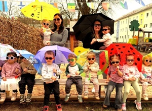 Sonnensegel für unsere Kinder der Kinderscheune Weiden