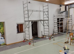 Renovierung unserer eigenen Halle