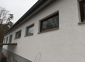 Damit die Hütte dicht hält. Sportheimsanierung beim SV Moggast.