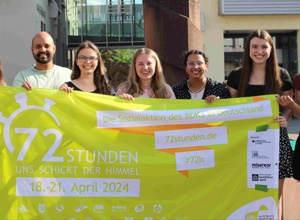 Ein Eis für die Teilnehmenden der 72-Stunden-Aktion