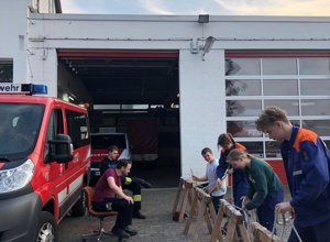 Brandübungscontainer zur Unterstützung der Jugendfeuerwehr
