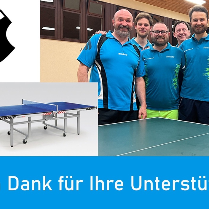 Anschaffung von neuen Trikots & Tischtennisplatten FC 1927 Binau e.V.