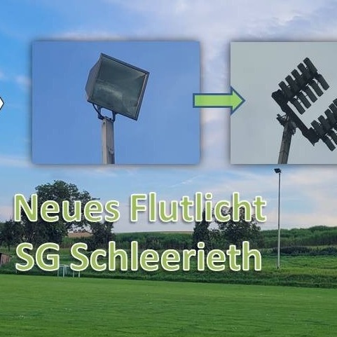 Erneuerung Flutlichtanlage SG Schleerieth