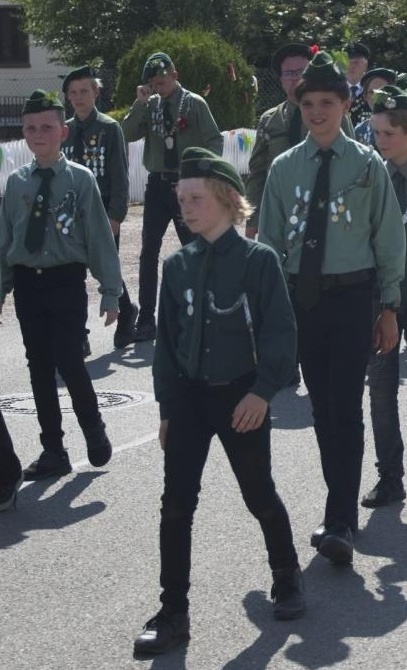 Neuausstattung Schülergruppe der Jäger Jungschützen