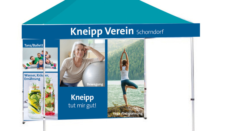 Ein Outdoor-Pavillon für den Kneipp-Verein Schorndorf