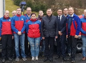 Einsatzfahrzeug für die Bergwacht Scheibe-Alsbach