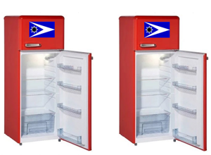 Ein neuer Kühlschrank für das Bootshaus der RG Niederkassel