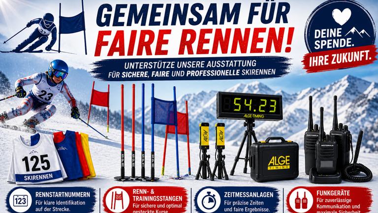 Renn- u. Trainingsausstattung fürs Skiteam 1. FC Wernberg