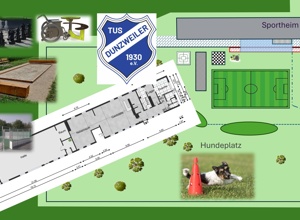 Multifunktionale Nutzung Sportheim und Sportplatz Dunzweiler