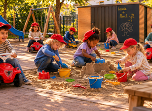 Gerätehaus für das Familienzentrum Eichen - Kita Regenbogen