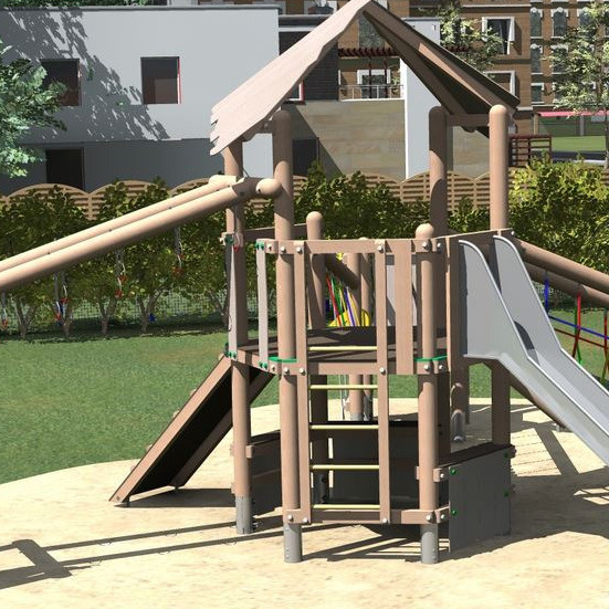 Neue Spielgeräte für den Kinderspielplatz Hofolpe