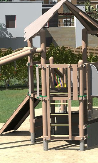 Neue Spielgeräte für den Kinderspielplatz Hofolpe