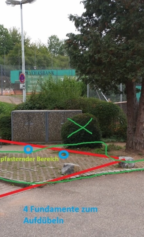 Mit dem Rad zum Sport - Fahrradüberdachung