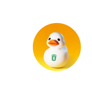 Badeente mit SVR Logo