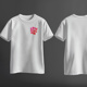 Lothringair T-Shirt weiß in Größe L