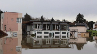 Behebung der Hochwasserschäden am Vereinsheim
