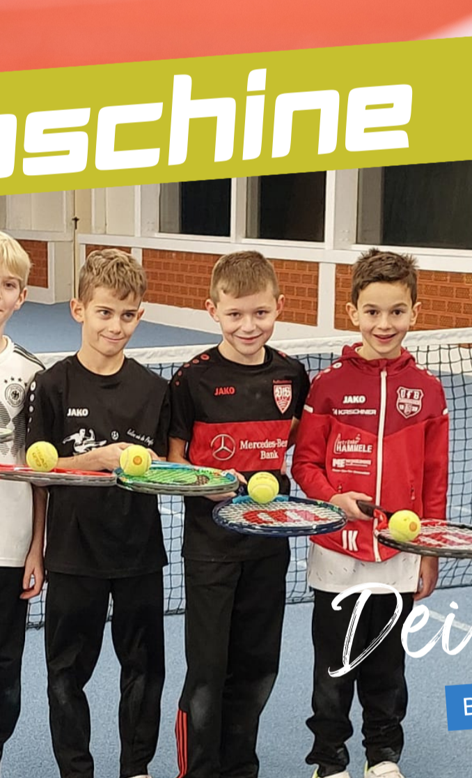 Ballmaschine für das Jugendtraining beim TC Tannhausen