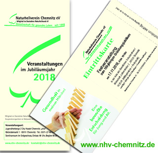 Unterstützerpaket „150 jähriges Gründungsjubiläum Naturheilverein Chemnitz eV.“