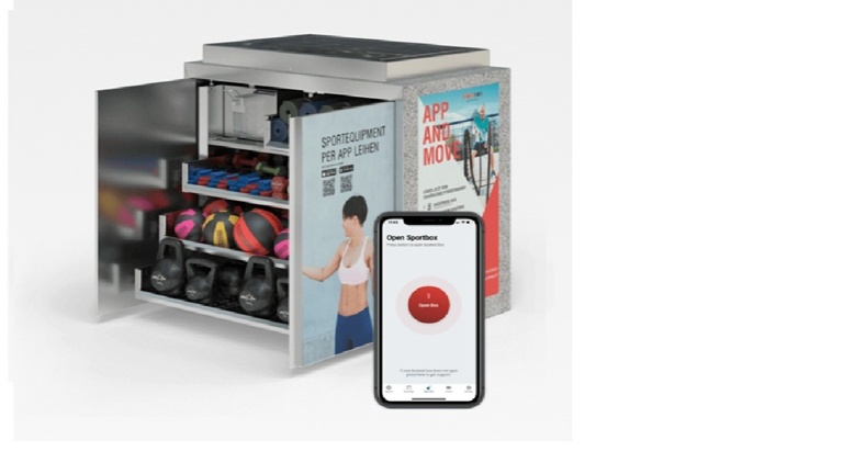 Sportbox für den Sportplatz Friedewalde