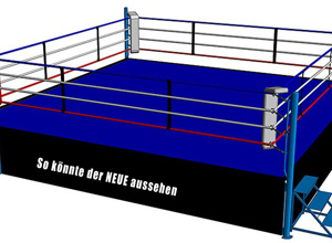 Ein neuer Boxring für den Boxclub Dreiländereck