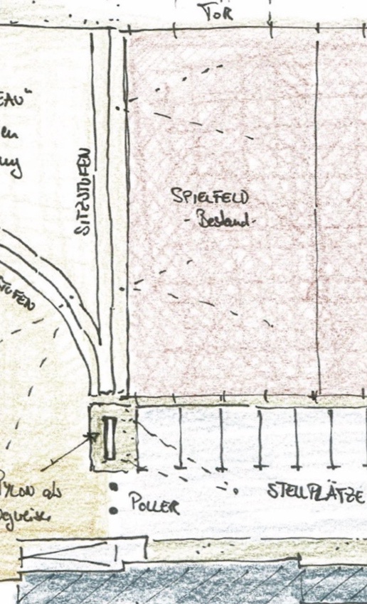 Neugestaltung des Schulhofs am Studienkolleg St. Johann Blönried