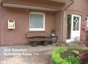 AED Standort: Am Hueskamp 15