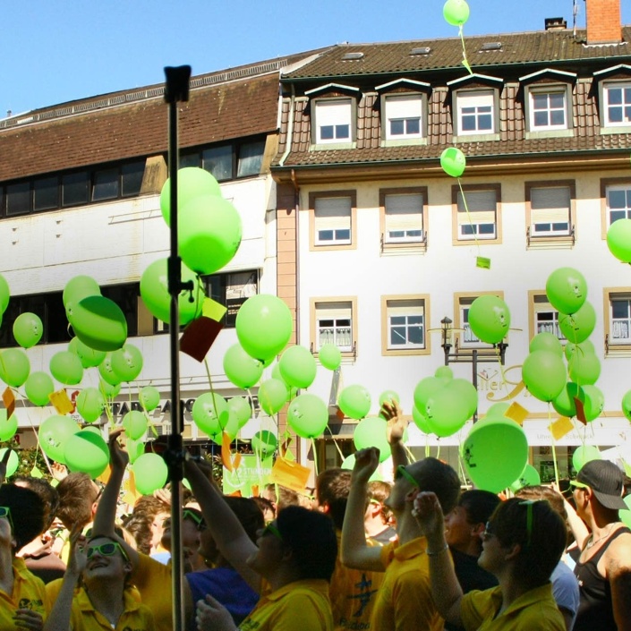 Eis für die Teilnehmer*innen bei der 72h-Aktion