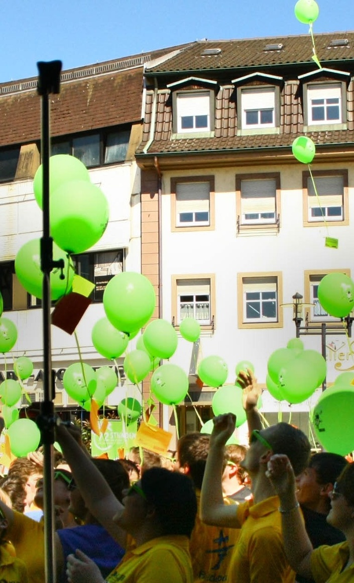 Eis für die Teilnehmer*innen bei der 72h-Aktion