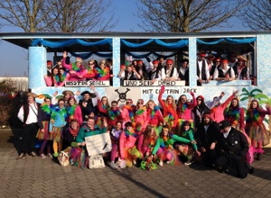 Karnevalswagenrestaurierung für den Kinderkarneval