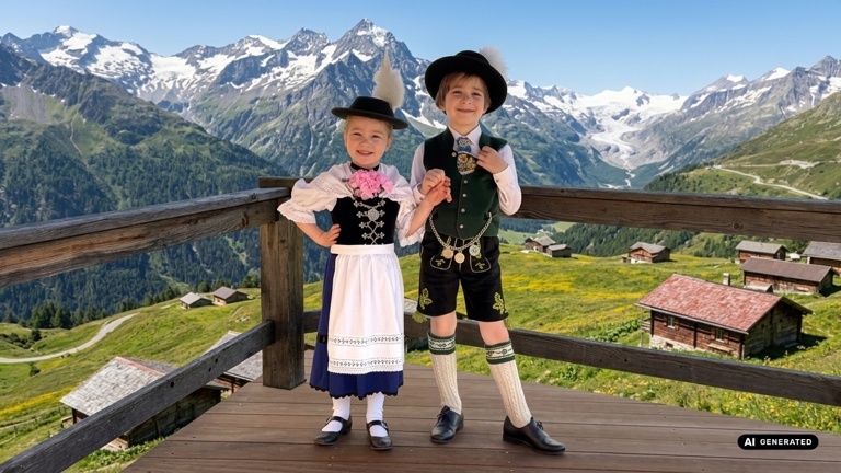 A Trachtengwand füa unsern Nachwuchs