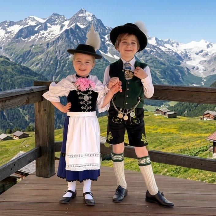 A Trachtengwand füa unsern Nachwuchs