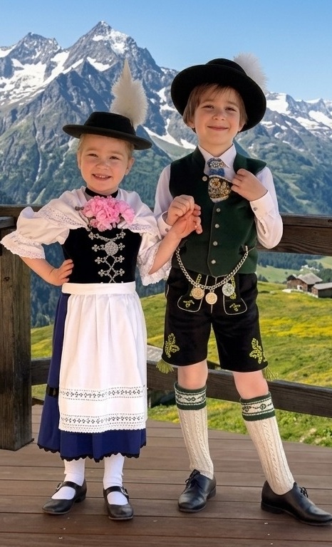 A Trachtengwand füa unsern Nachwuchs