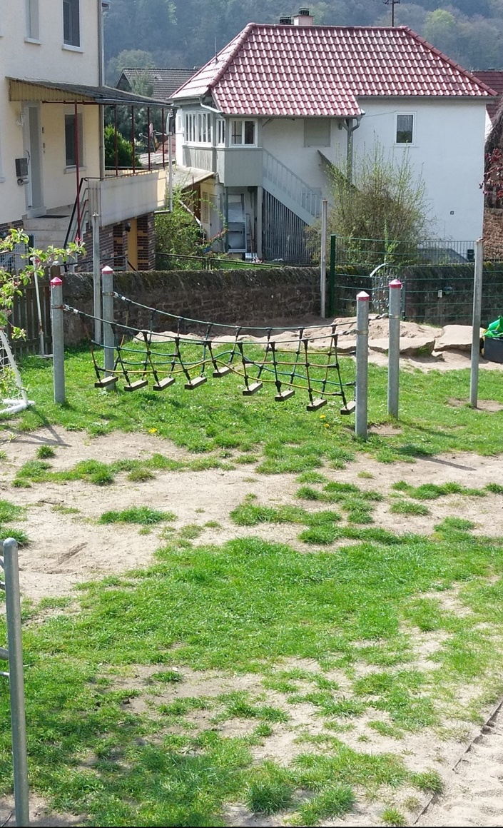 Erneuerung des Außengeländes