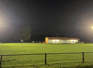 Flutlicht FC Blau-Weiß Schloßau