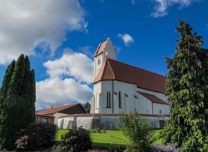 Restaurierung des Altars der Kirche in Wald