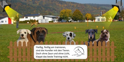 Neues Trainingsgelände umzäunen