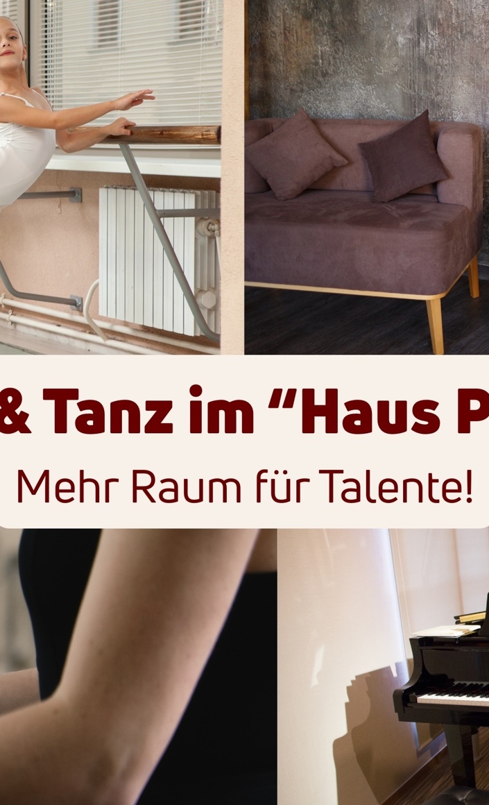 Musik & Tanz im "Haus Pennig" - mehr Raum für Talente!