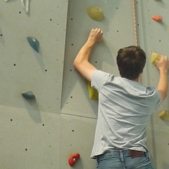 Eine Kletterwand für den Turnverein Uhingen