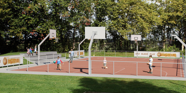 Basketball-Freiplatz