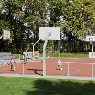 Basketball-Freiplatz