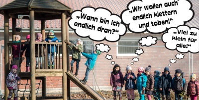 Klettergerüst für die Wurzelzwerge